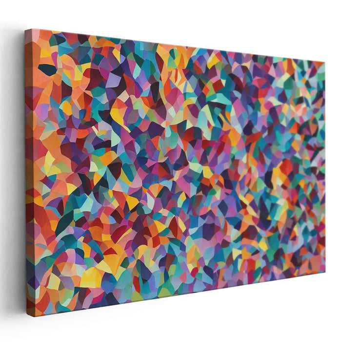 Pastel Cubism Squares #119