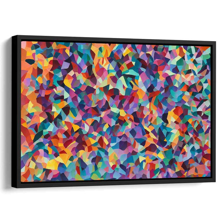 Pastel Cubism Squares #119