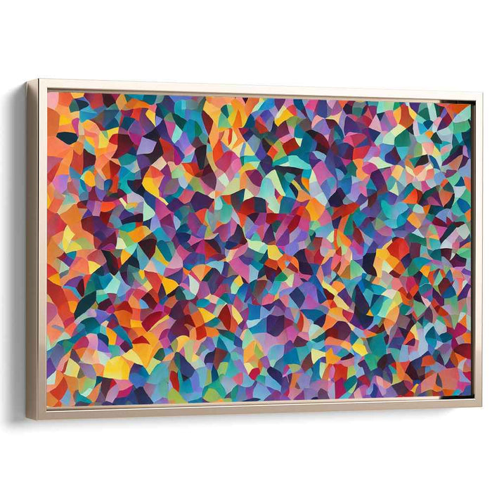 Pastel Cubism Squares #119