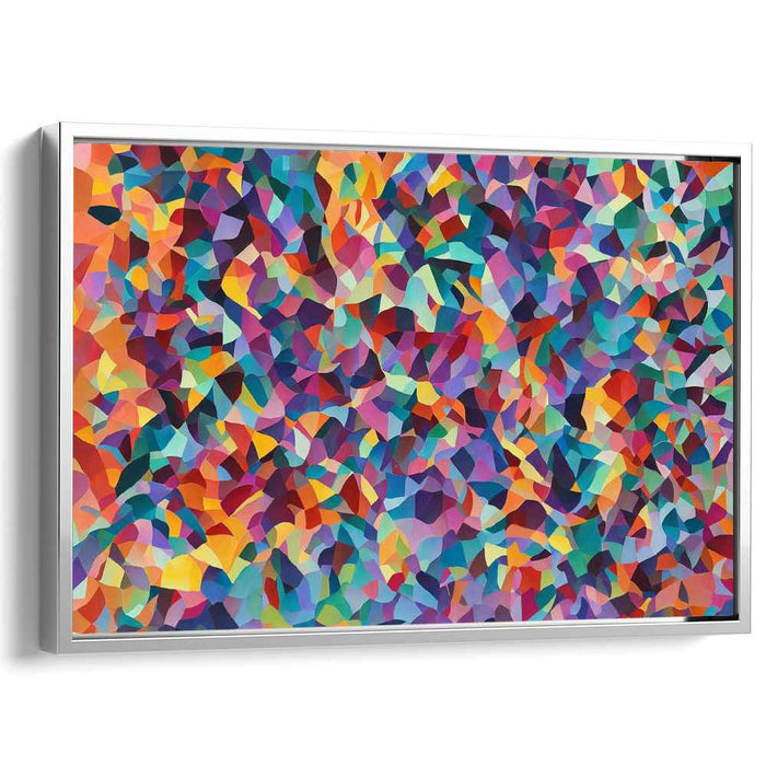 Pastel Cubism Squares #119