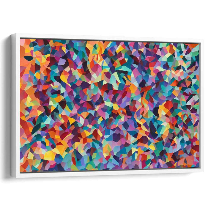 Pastel Cubism Squares #119