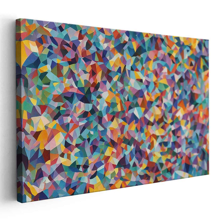 Geometricity Revelations: Symphony of Geometric Splendor Canvas Art Print