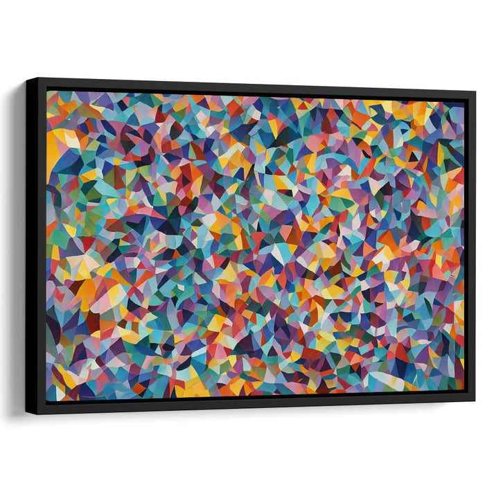 Geometricity Revelations: Symphony of Geometric Splendor Canvas Art Print