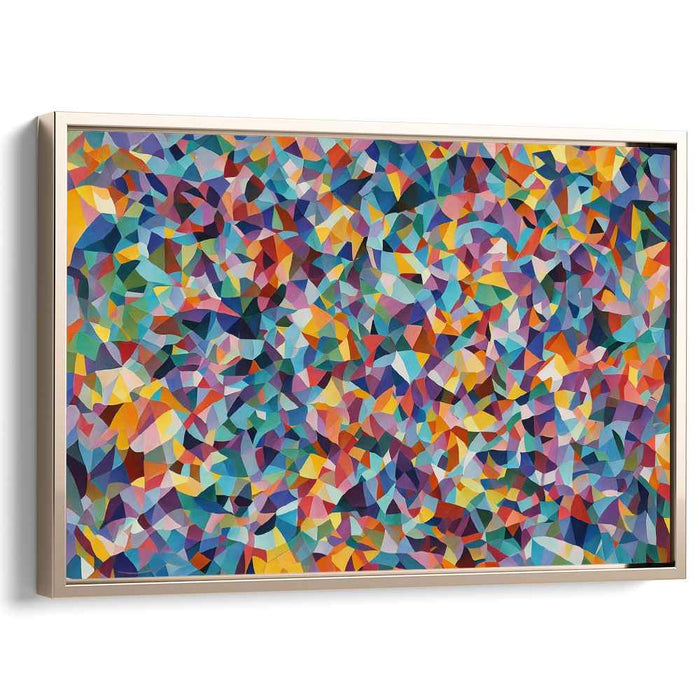Geometricity Revelations: Symphony of Geometric Splendor Canvas Art Print