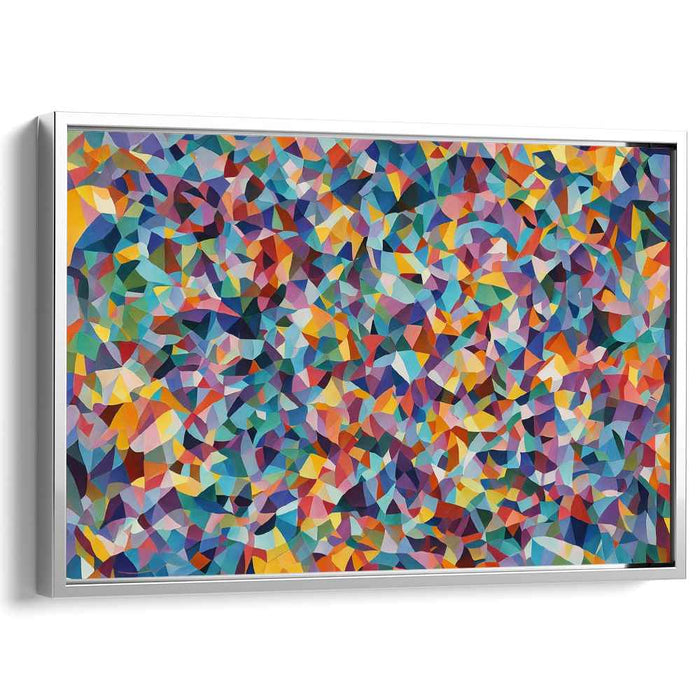 Geometricity Revelations: Symphony of Geometric Splendor Canvas Art Print