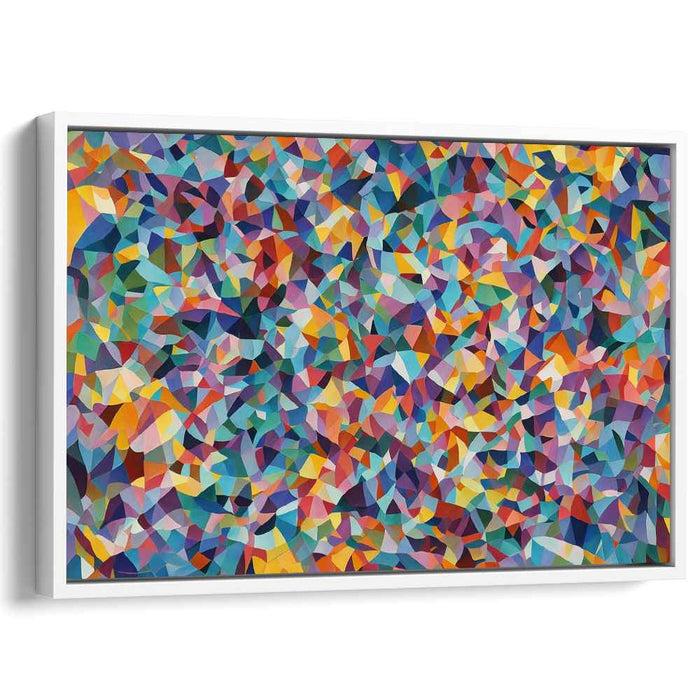 Geometricity Revelations: Symphony of Geometric Splendor Canvas Art Print