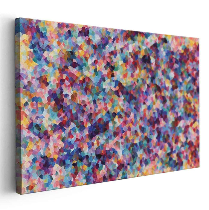 Pastel Cubism Squares #124