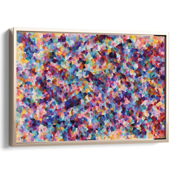 Pastel Cubism Squares #124