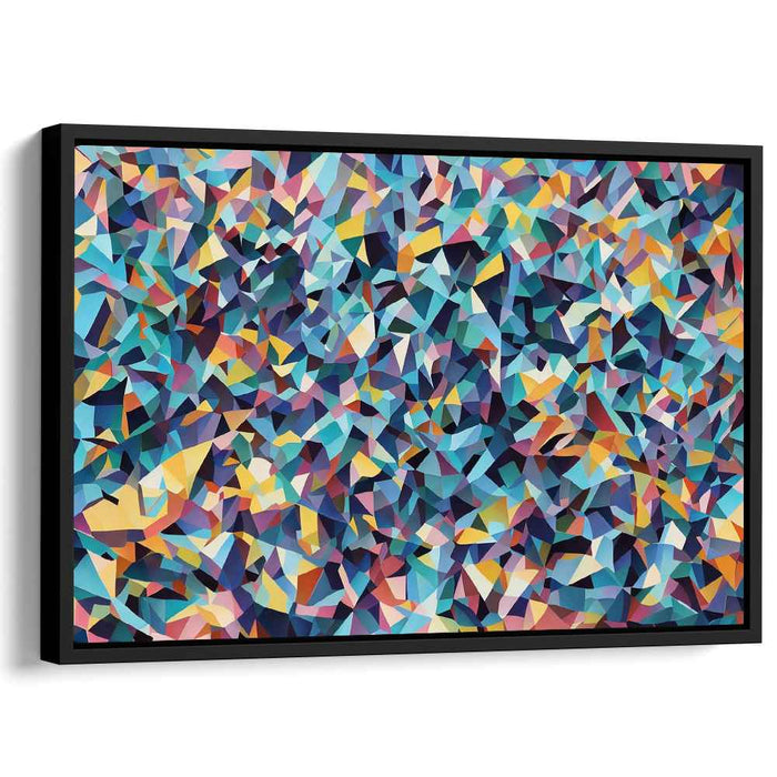 Pastel Cubism Squares #125