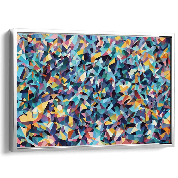 Pastel Cubism Squares #125