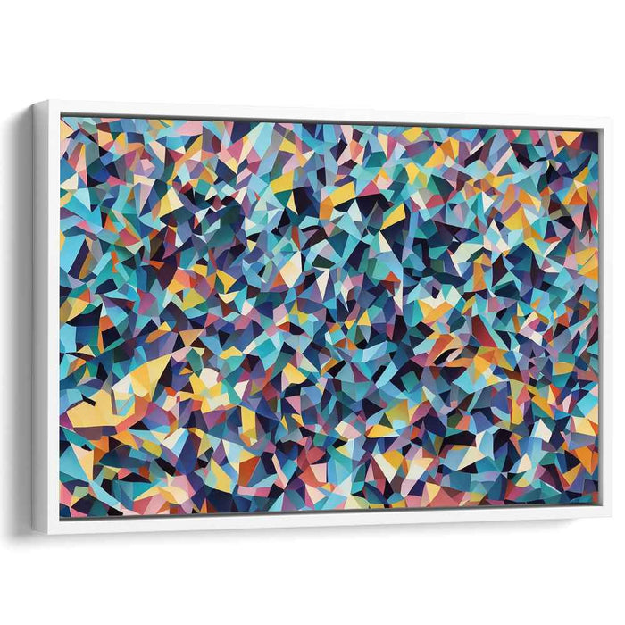 Pastel Cubism Squares #125