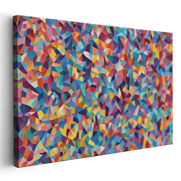 Infinite Matrix: Dynamic Abstract Geometric Canvas Art