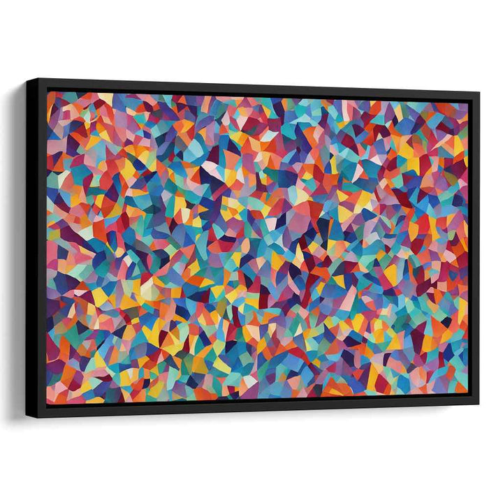 Infinite Matrix: Dynamic Abstract Geometric Canvas Art
