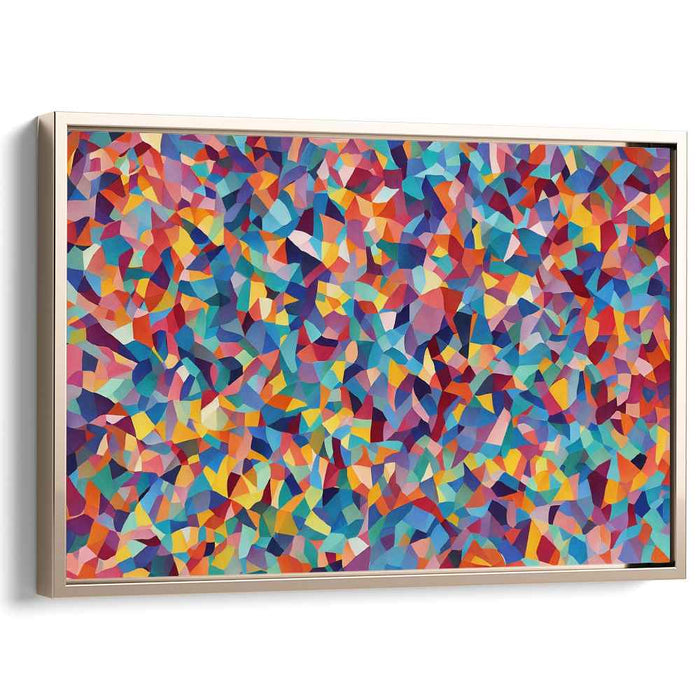 Infinite Matrix: Dynamic Abstract Geometric Canvas Art