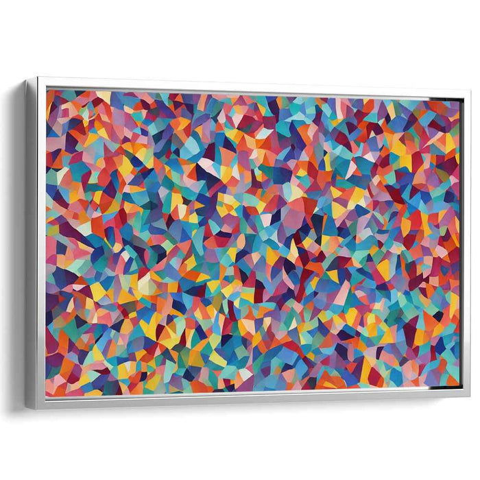Infinite Matrix: Dynamic Abstract Geometric Canvas Art