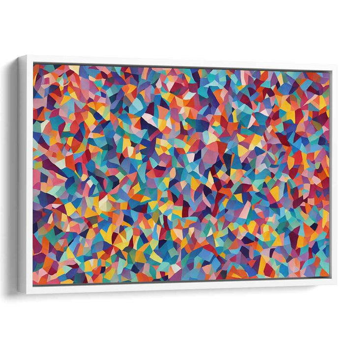 Infinite Matrix: Dynamic Abstract Geometric Canvas Art