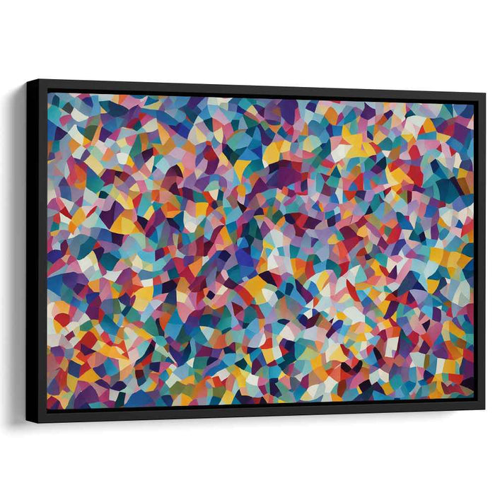 Pastel Cubism Squares #141