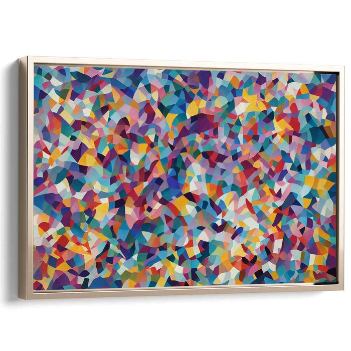 Pastel Cubism Squares #141