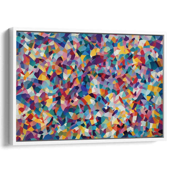 Pastel Cubism Squares #141