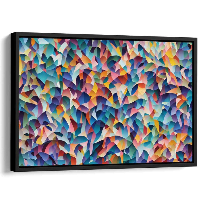 Pastel Cubism Squares #144