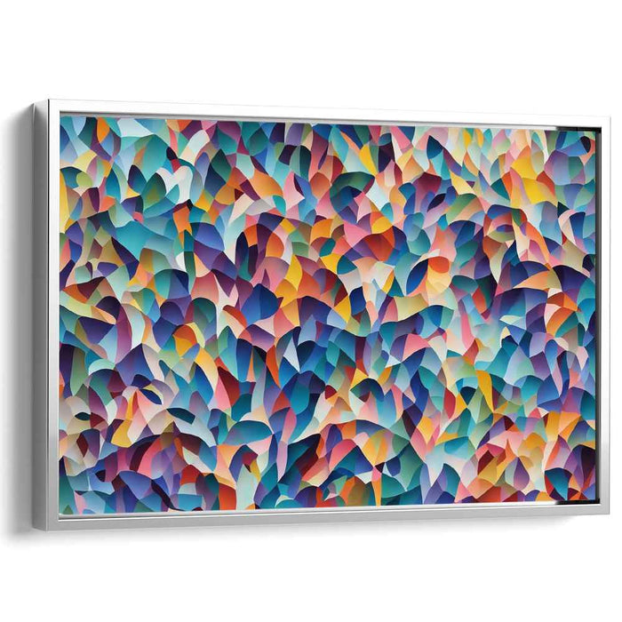 Pastel Cubism Squares #144