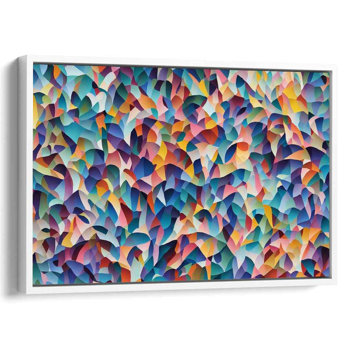 Pastel Cubism Squares #144