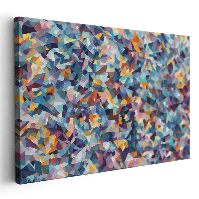 Pastel Cubism Squares #145