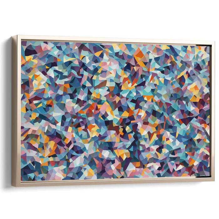 Pastel Cubism Squares #145