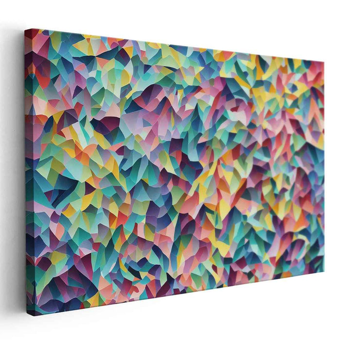 Pastel Cubism Stars #102