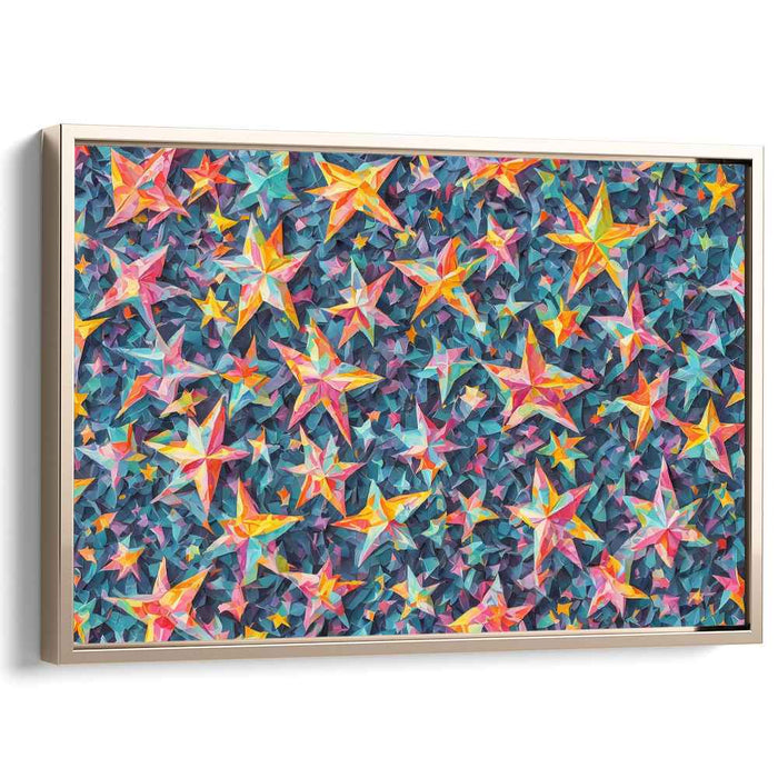Pastel Cubism Stars #110