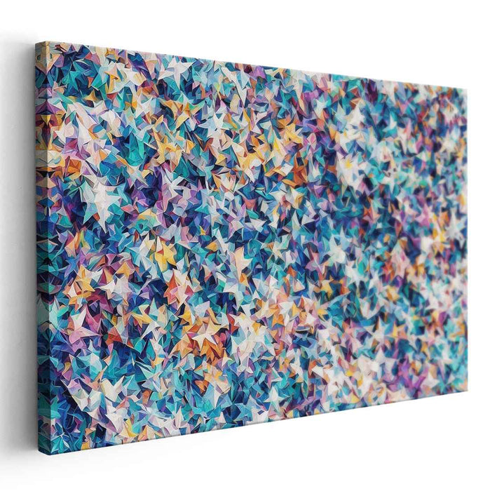 Pastel Cubism Stars #127