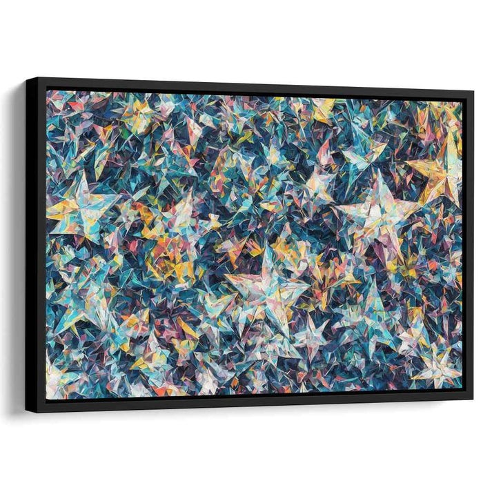 Pastel Cubism Stars #130