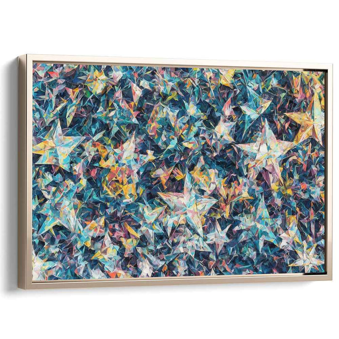 Pastel Cubism Stars #130