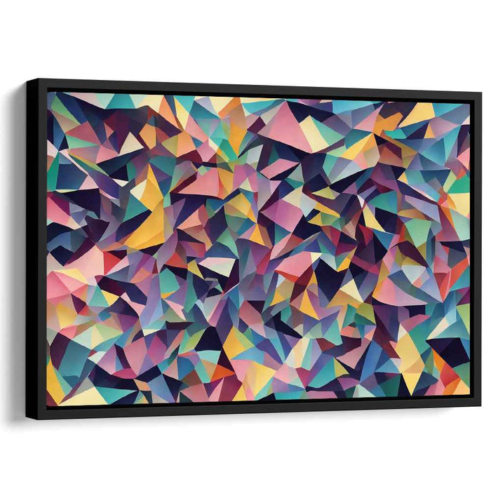 Pastel Cubism Triangles #101