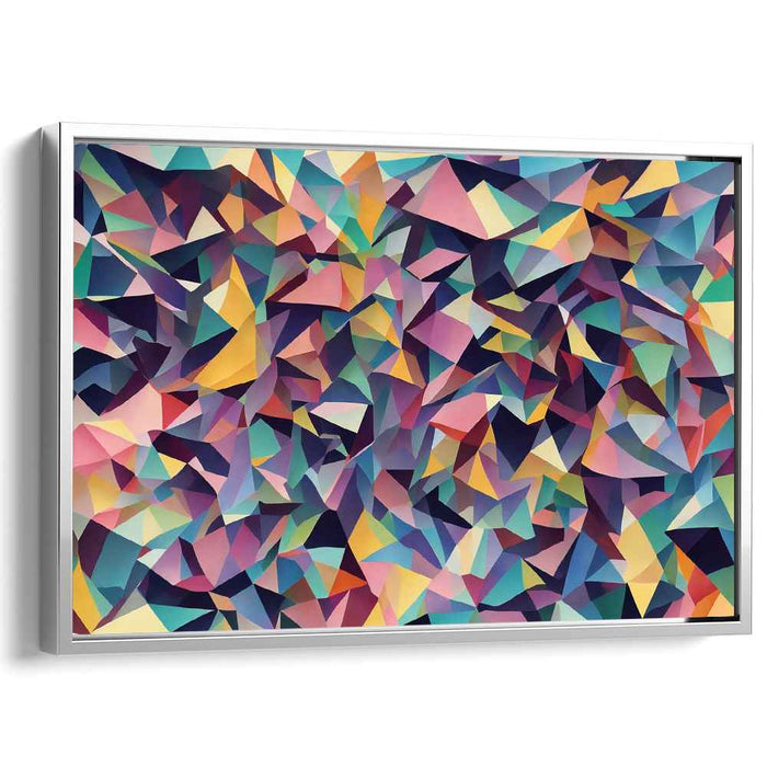 Pastel Cubism Triangles #101