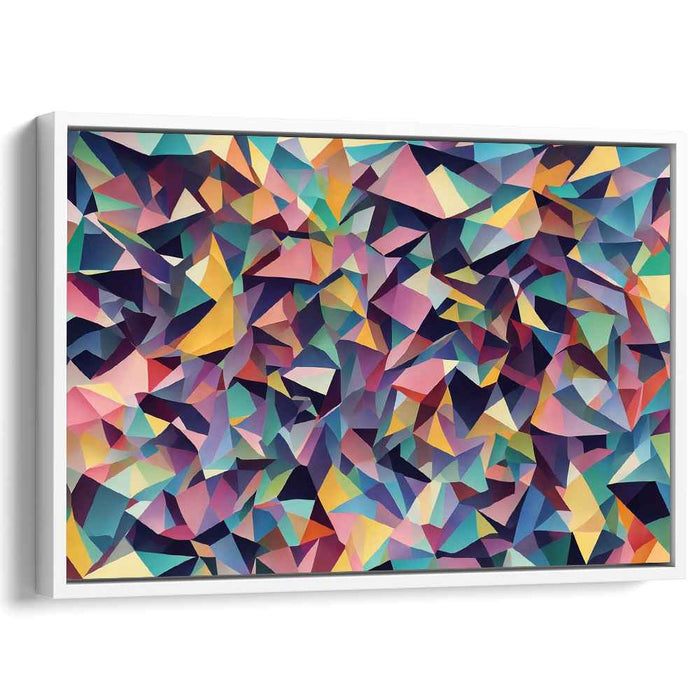 Pastel Cubism Triangles #101