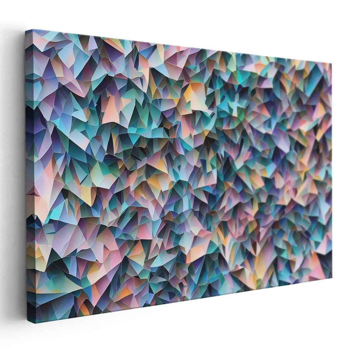 Pastel Cubism Triangles #109