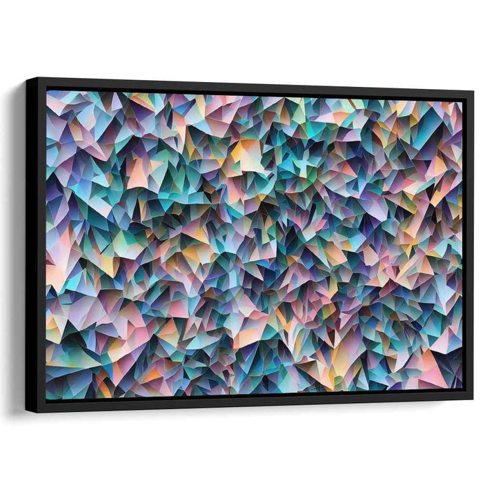 Pastel Cubism Triangles #109