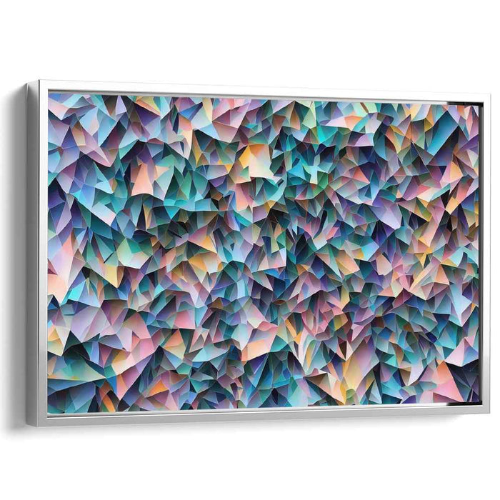 Pastel Cubism Triangles #109