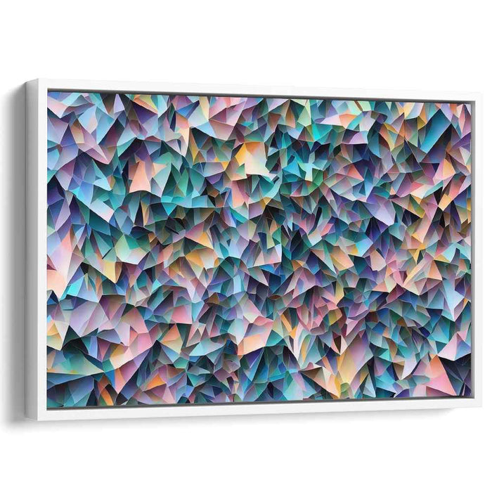 Pastel Cubism Triangles #109