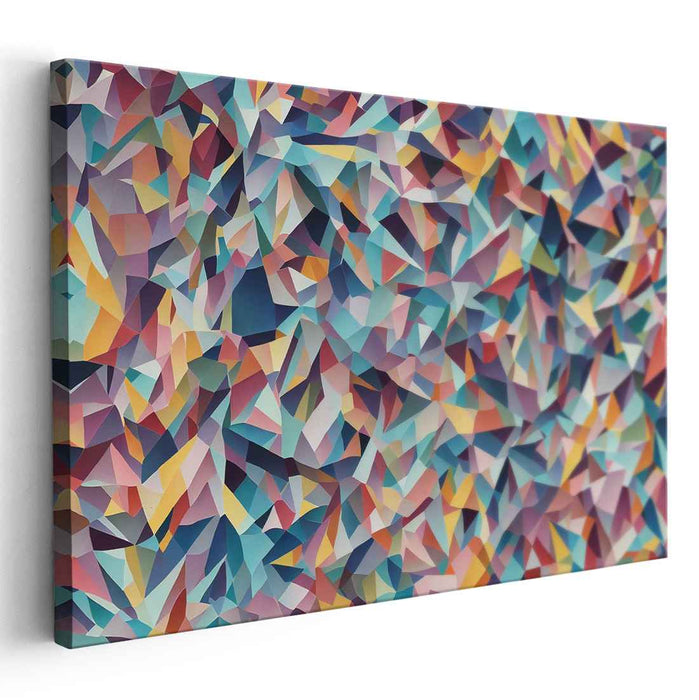 Pastel Cubism Triangles #111