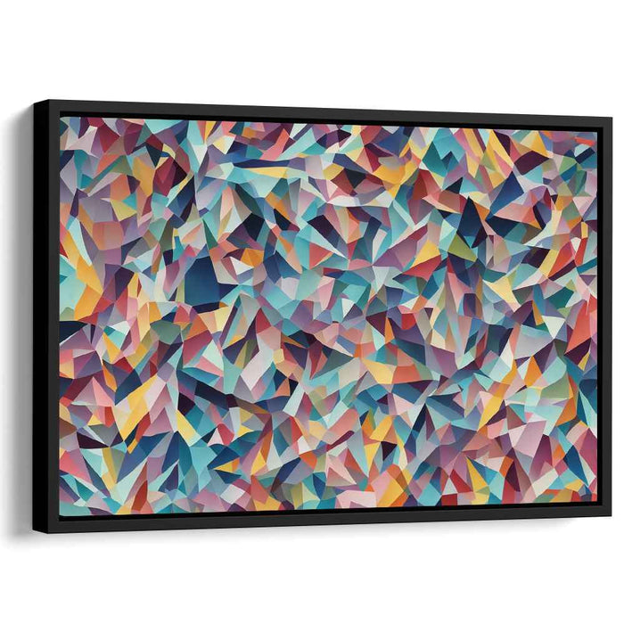 Pastel Cubism Triangles #111