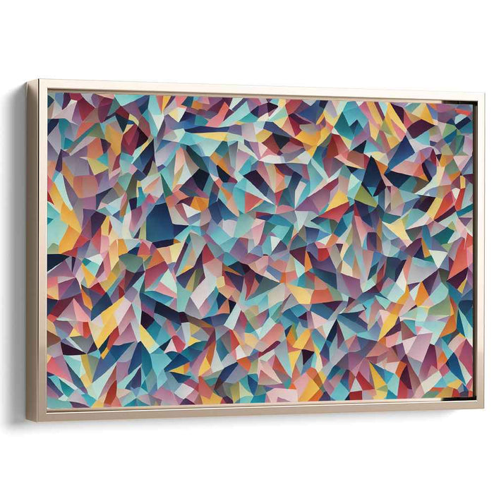 Pastel Cubism Triangles #111