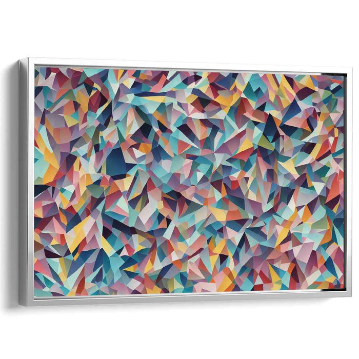 Pastel Cubism Triangles #111