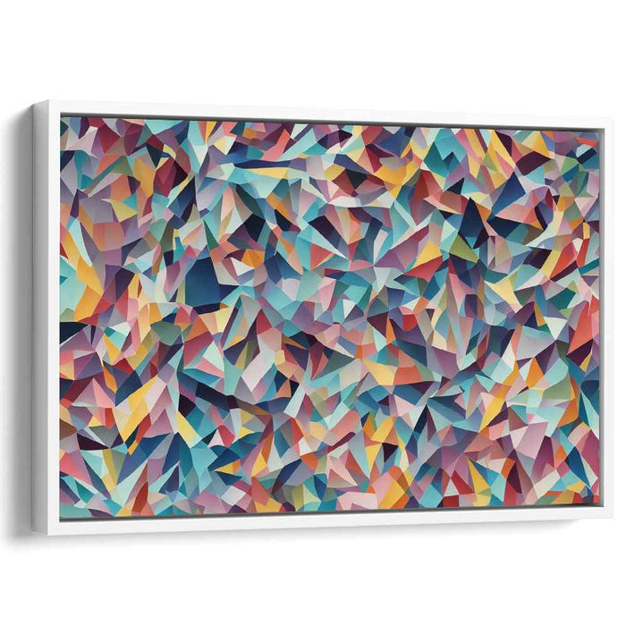 Pastel Cubism Triangles #111