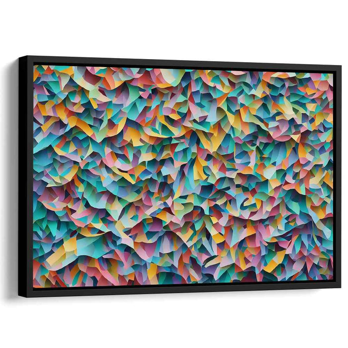 Pastel Cubism Triangles #119