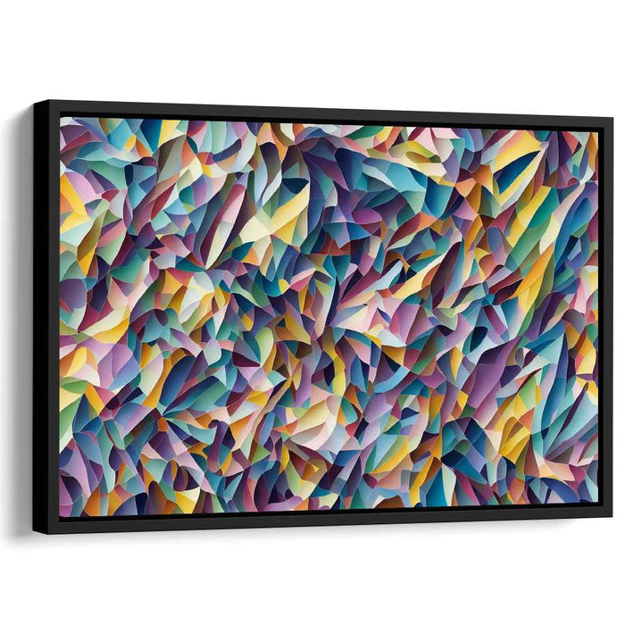 Pastel Cubism Triangles #124