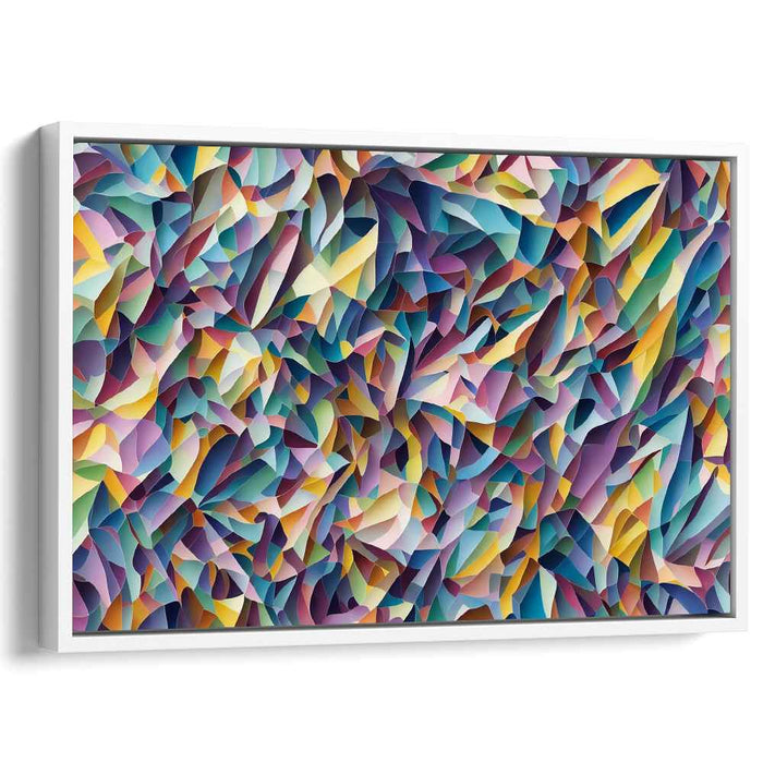 Pastel Cubism Triangles #124