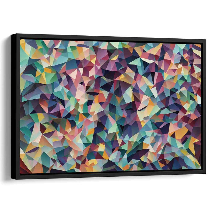 Pastel Cubism Triangles #125