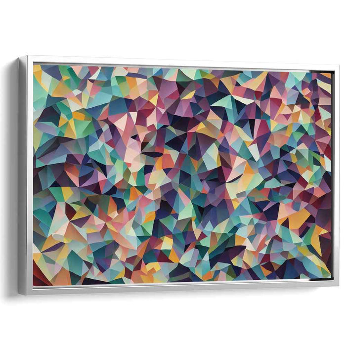 Pastel Cubism Triangles #125